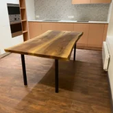 Стол Обсидиан из ореха 90х120 фото 10